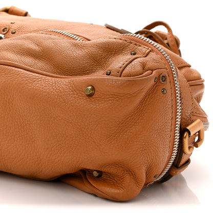 Chloe Calfskin Large Paddington Satchel Beige 10 of 10