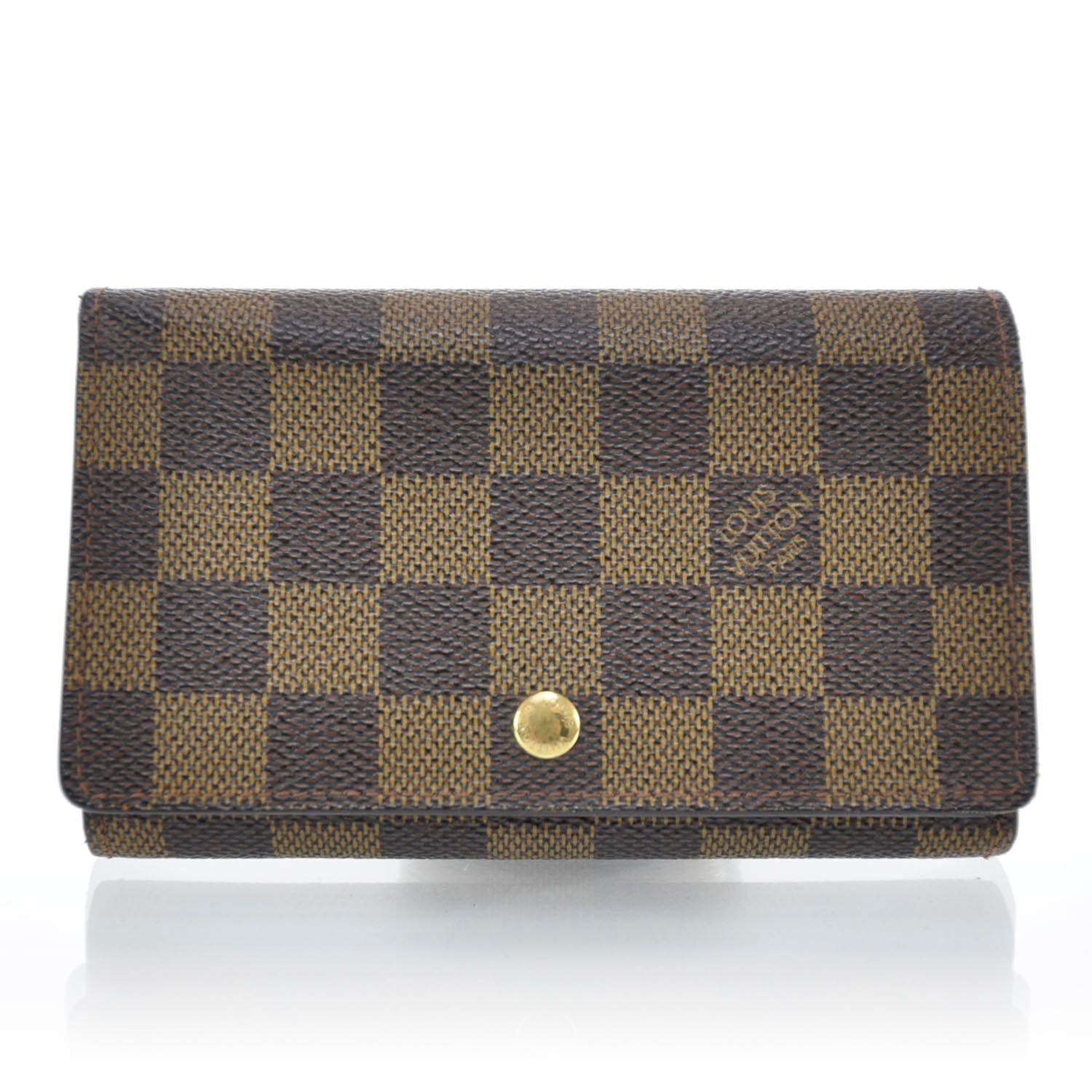 Louis Vuitton Damier Ebene Porte-Monnaie Tresor Wallet 1 of 11