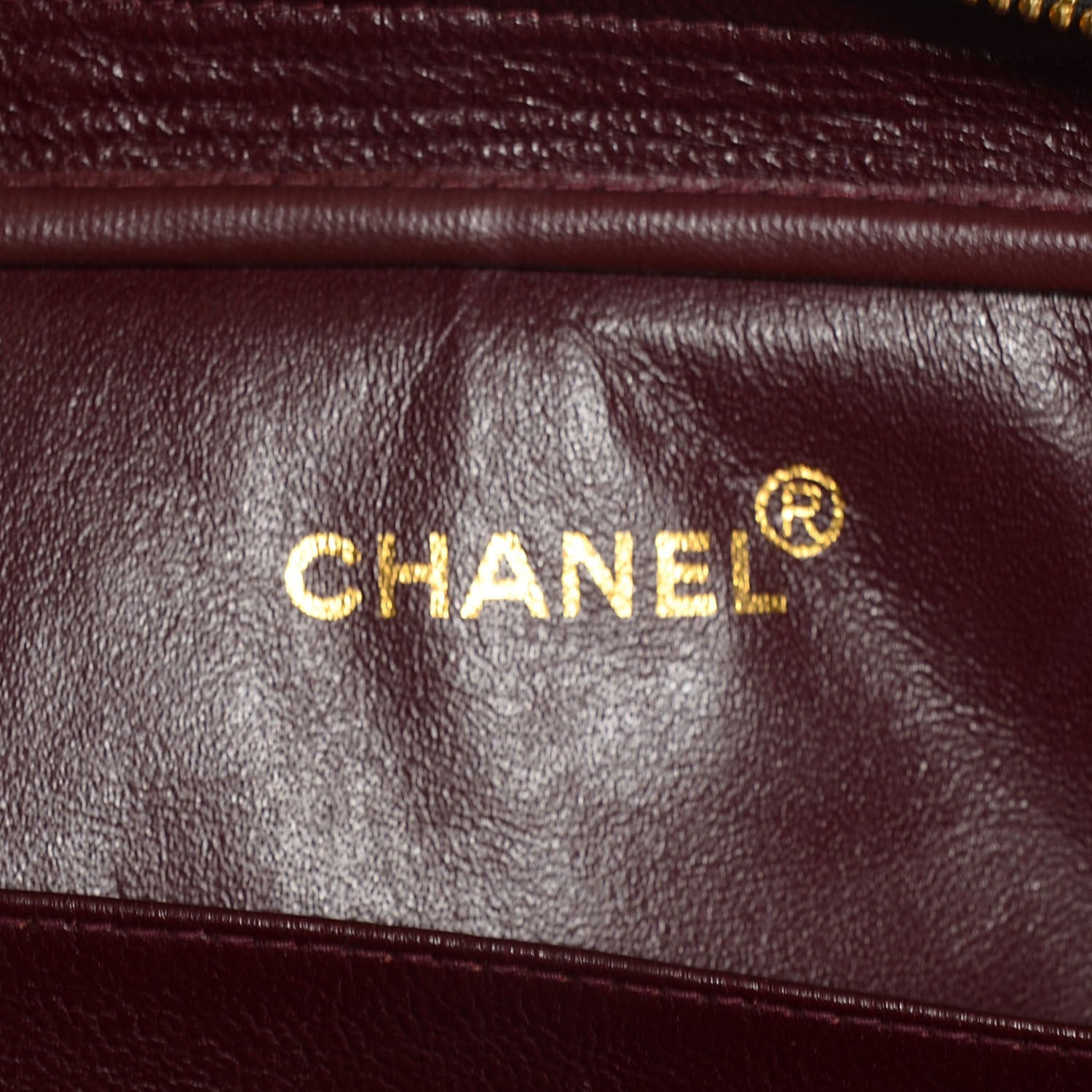 Chanel Lambskin Quilted Shoulder Bag Black 6 of 8