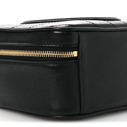 Gucci Sakai Be Green Calfskin Diagonal Stitched Blondie Top Handle Bag Black 9 of 10