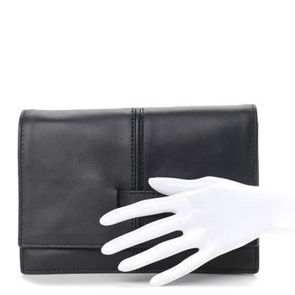 Valentino Garavani Vitello My Own Code Clutch Black 2 of 8