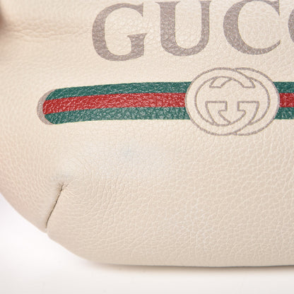 Gucci Grained Calfskin Small Logo Belt Bag White 12 of 12