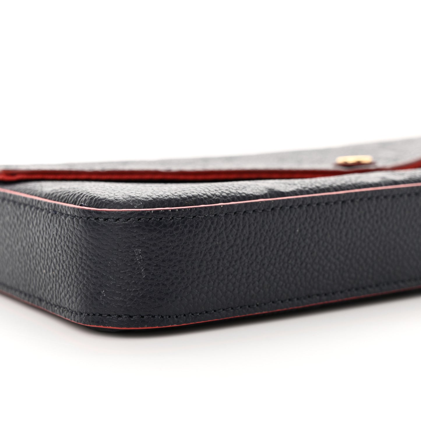 Empreinte Pochette Felicie Chain Wallet Marine Rouge