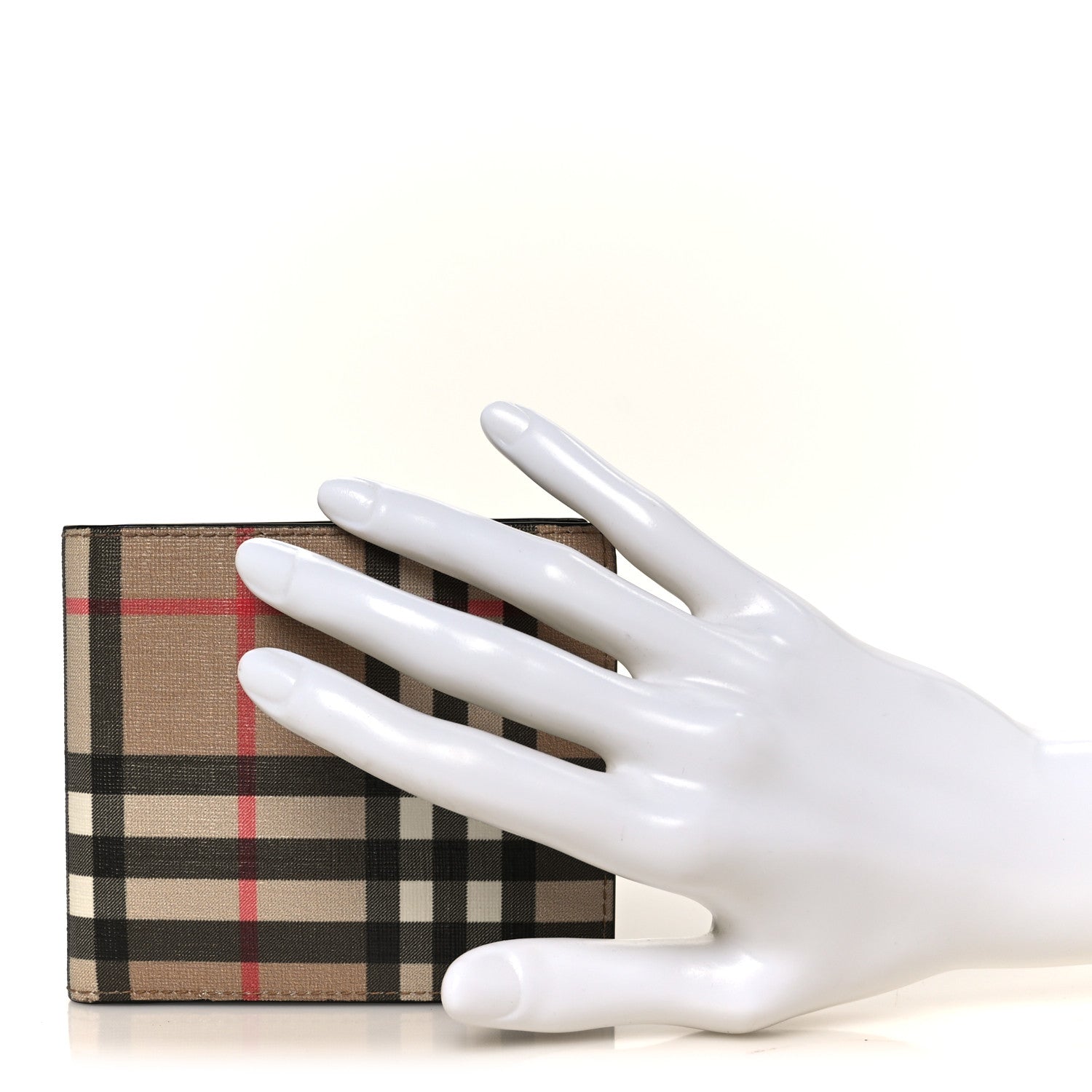 Burberry Vintage Check Bi-Fold Wallet Camel 2 of 10