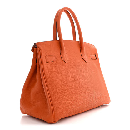 Hermes Togo Birkin 30 Orange 3 of 10
