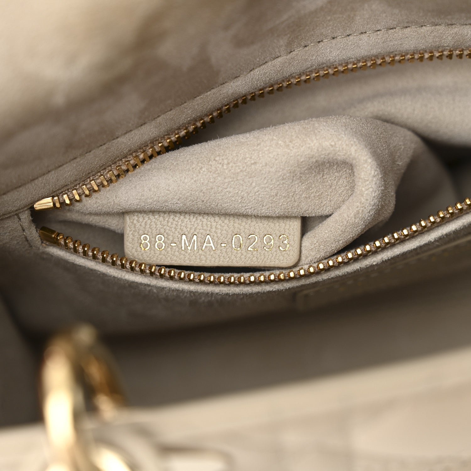Christian Dior Lambskin Cannage Small My ABCDior Lady Dior Beige 7 of 10