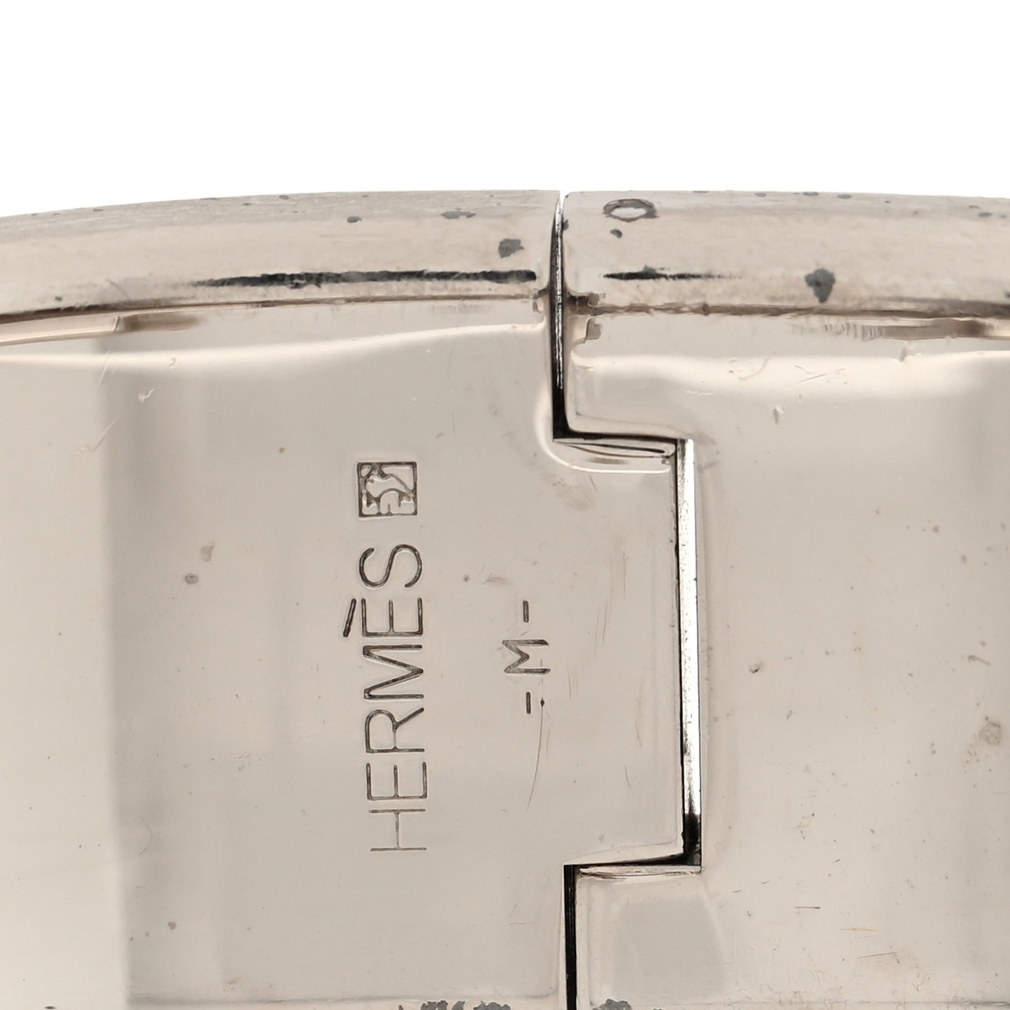 Enamel Wide Clic Clac H Bracelet PM Bois De Rose