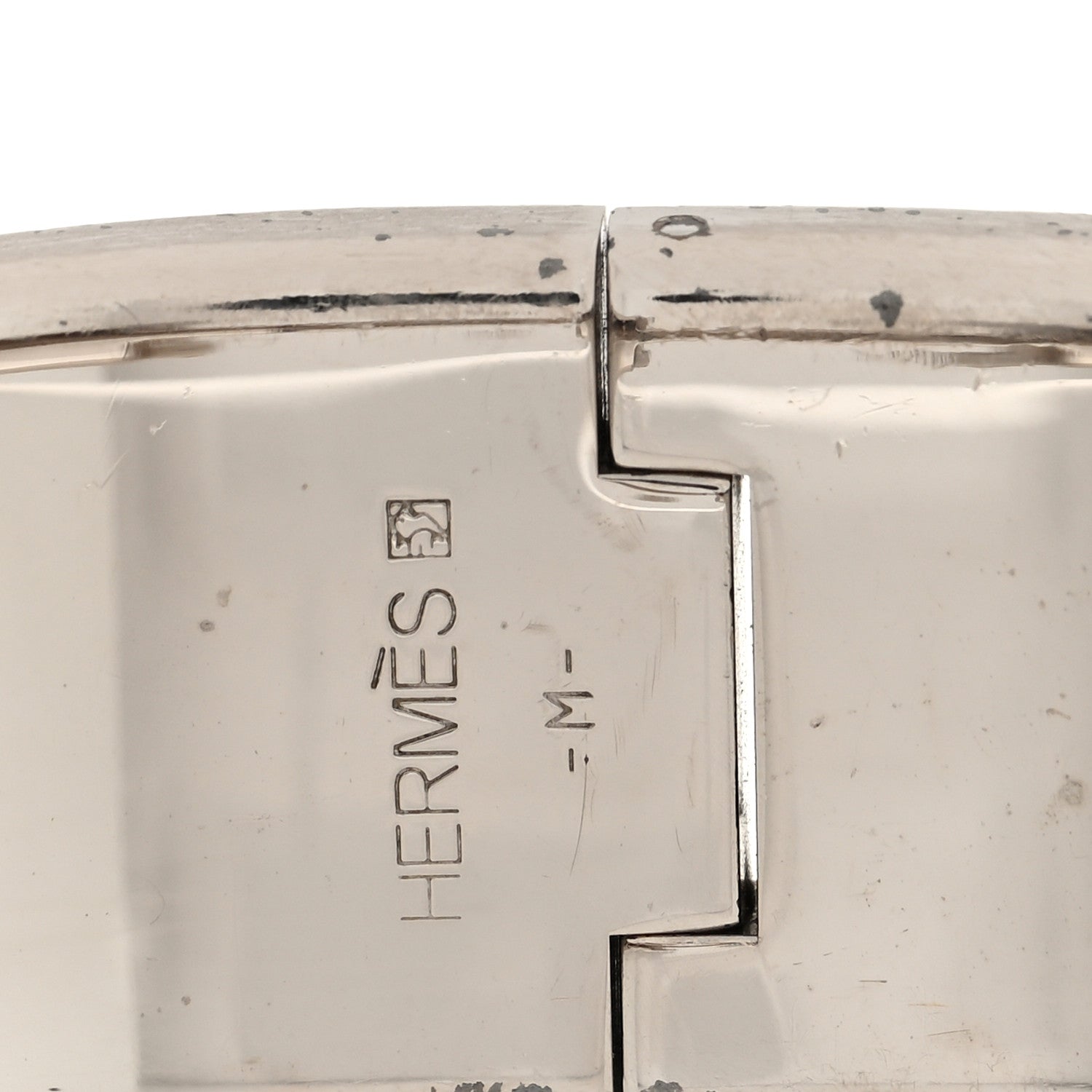 Hermes Enamel Wide Clic Clac H Bracelet PM Bois De Rose 4 of 4