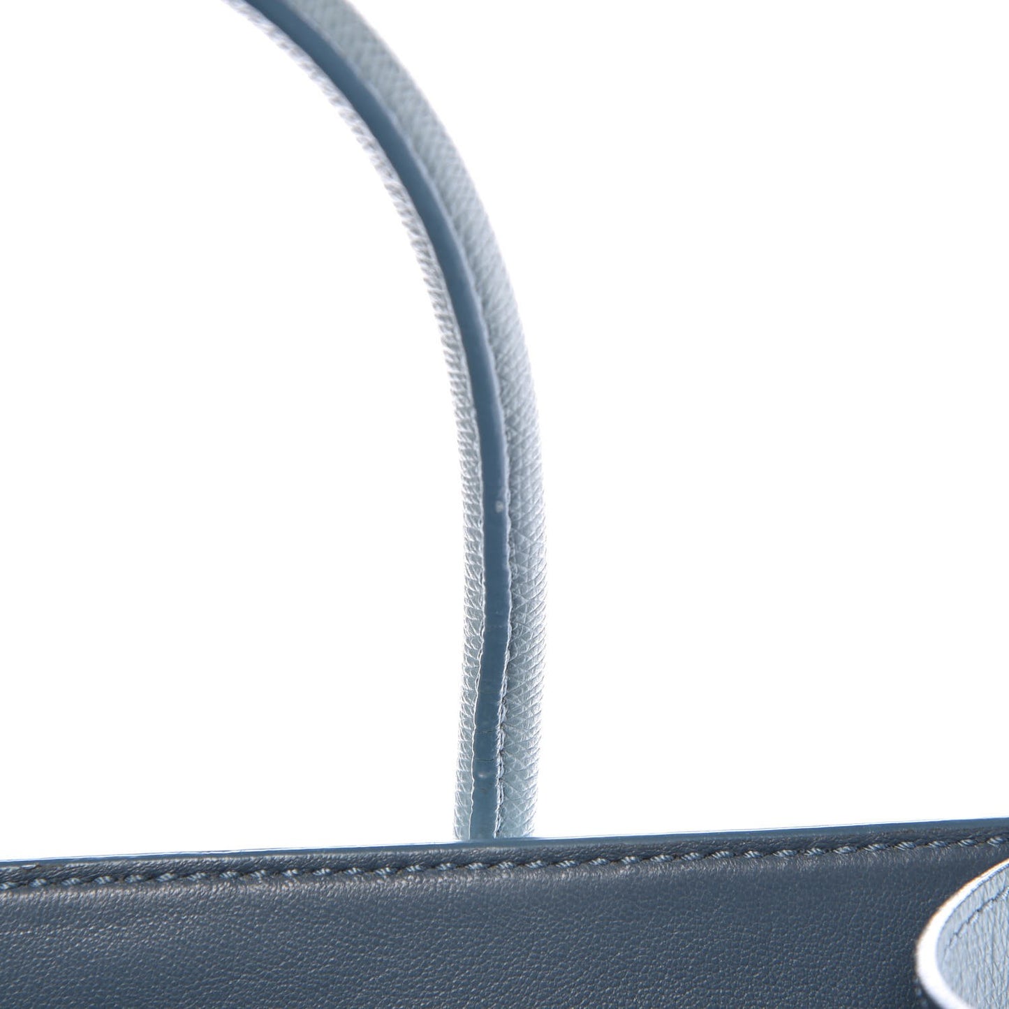 Grained Calfskin Medium Phantom Luggage Sky Blue