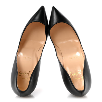Christian Louboutin Shiny Nappa Pigalle Follies 100 Pumps 40 Black 2 of 8