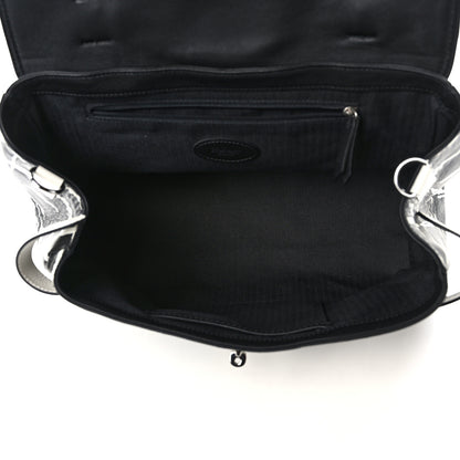 Mulberry Polished Buffalo Check Printed Medium Alexa Black White 5 of 8