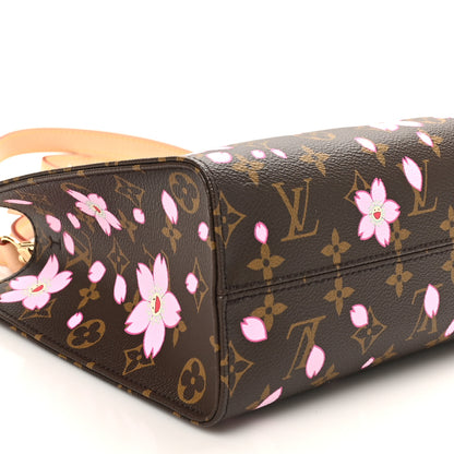 Louis Vuitton LV X TM Monogram Cherry Blossom Onthego PM Sakura Brown 8 of 10