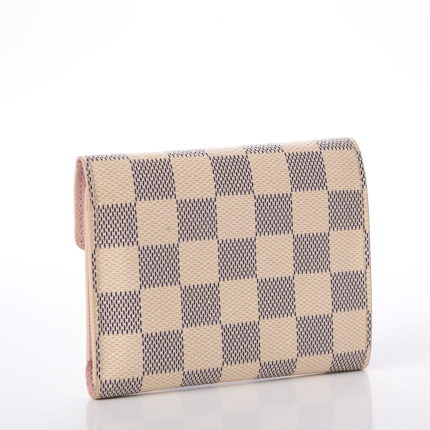 Damier Azur Victorine Wallet Rose Ballerine