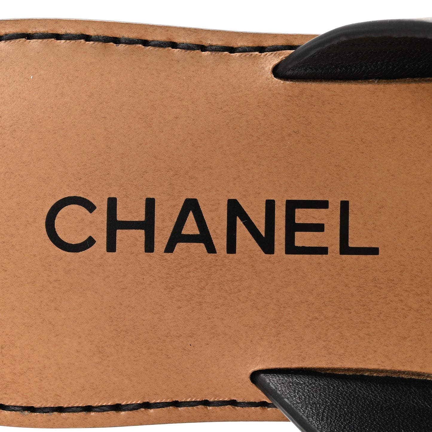 Calfskin Quilted Chain CC Mules 39 Black