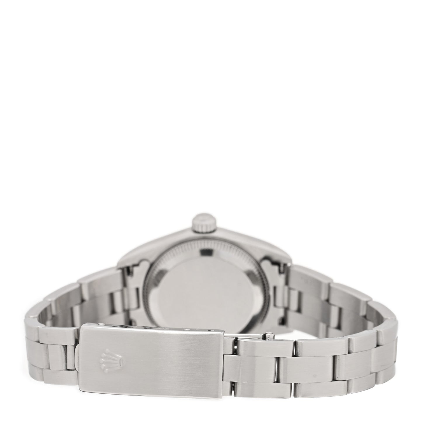 Stainless Steel 24mm Oyster Perpetual Watch Pink 76080