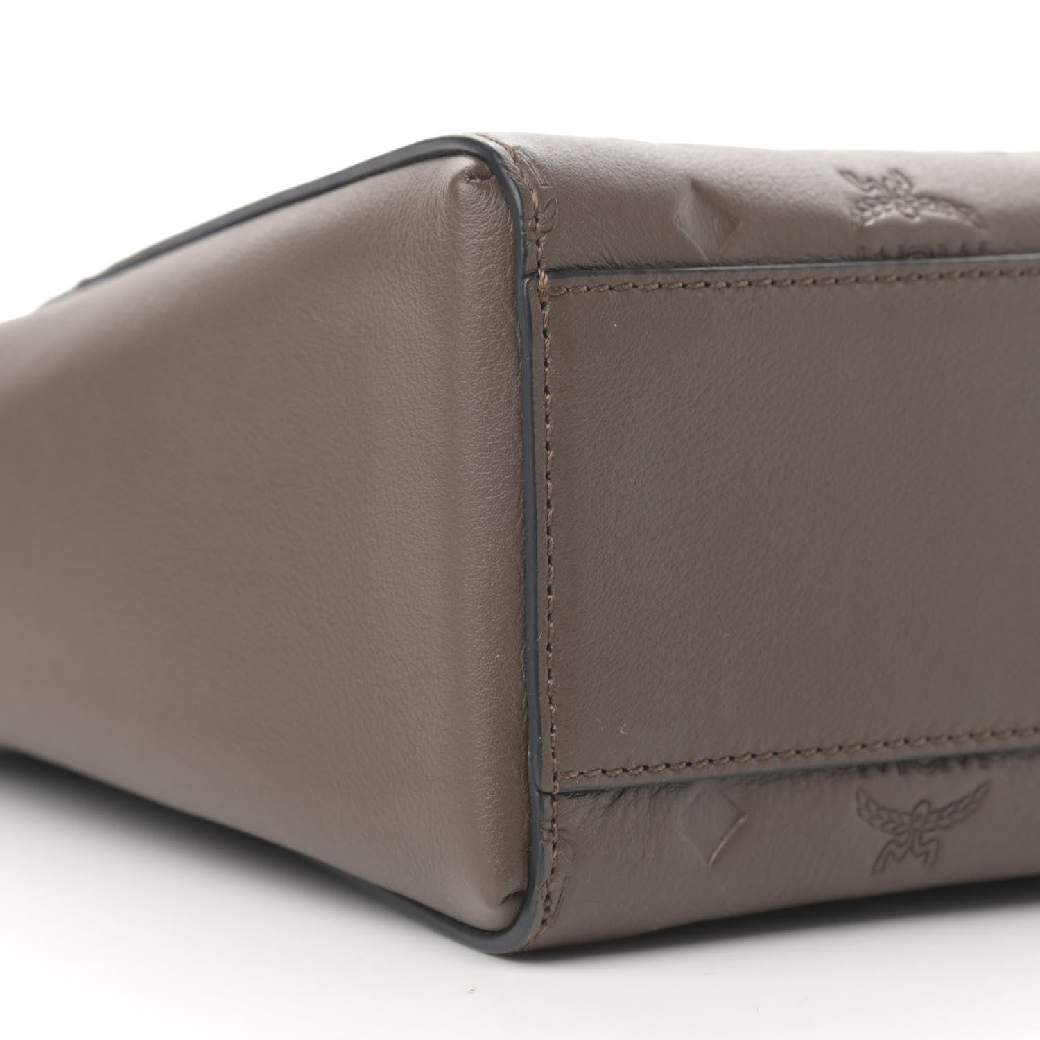 MCM Calfskin Ottomar Essential Crossbody Bag Brown 10 of 12