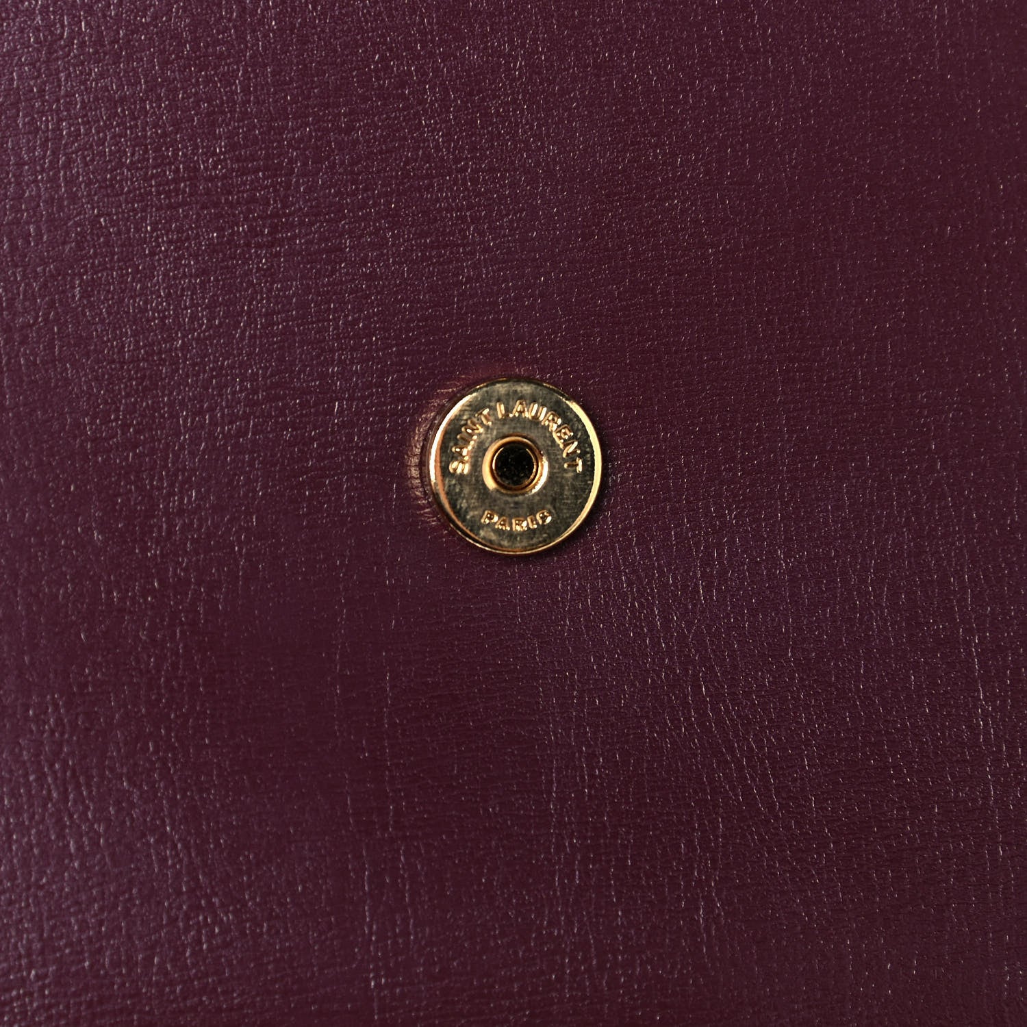 Saint Laurent Calfskin Medium Monogram Sunset Bordeaux 12 of 12