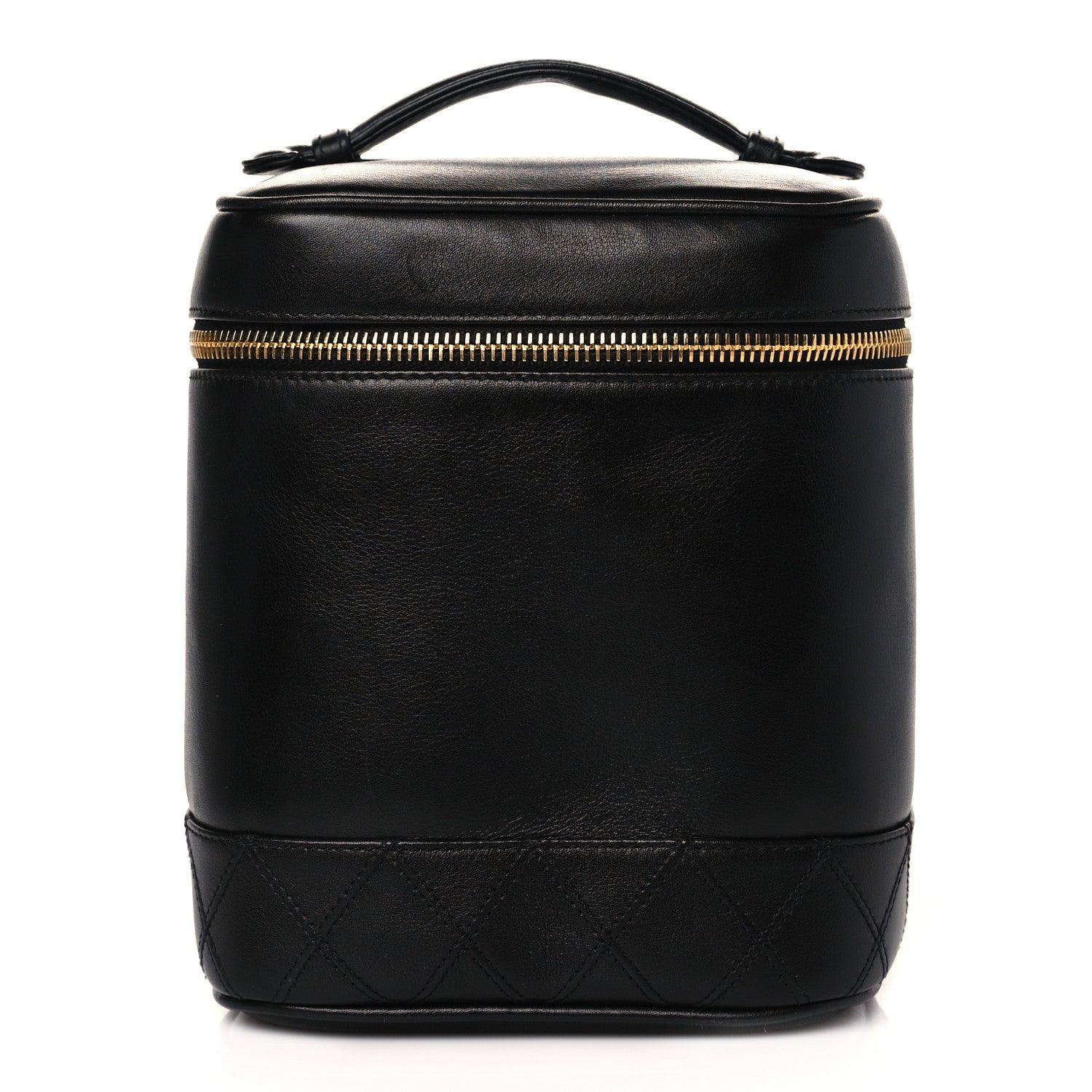 Chanel Lambskin Vanity Cosmetic Case Black 1 of 11