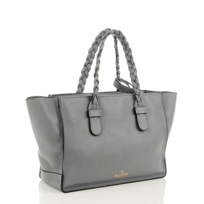 Valentino Garavani Grained Calfskin Small To Be Cool Tote Grigio Perla 4 of 9