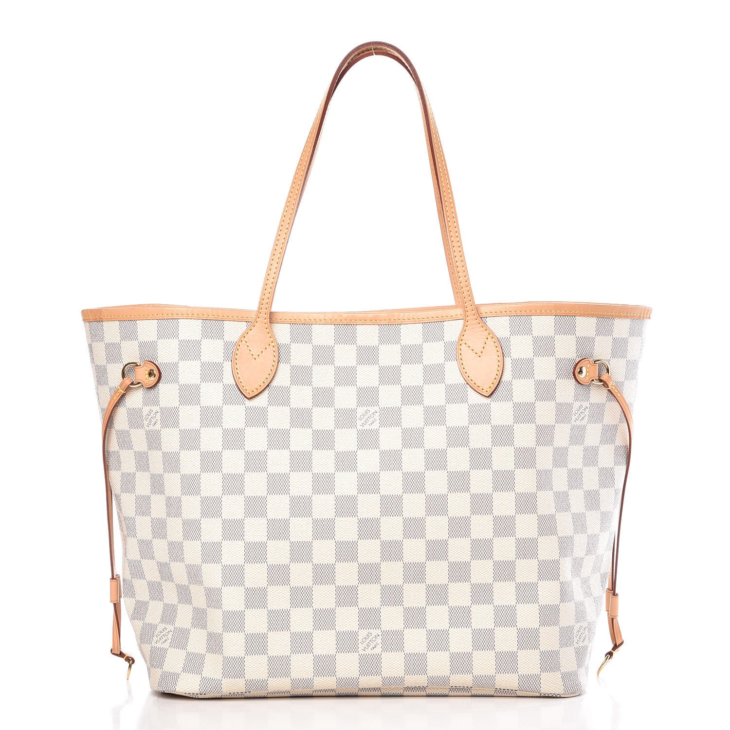 Louis Vuitton Damier Azur Neo Neverfull MM Rose Ballerine 4 of 14