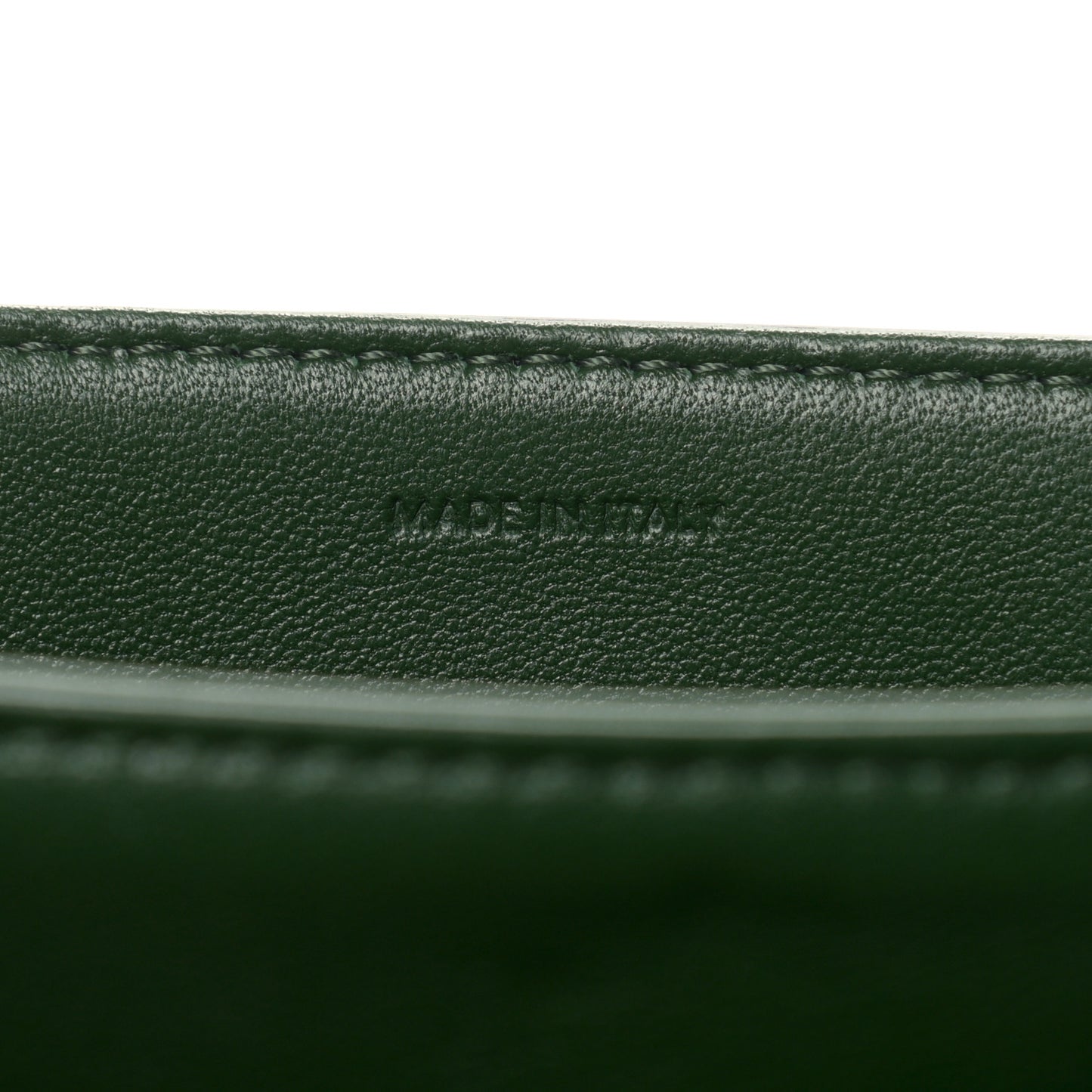Shiny Calfskin Medium Triomphe Forest