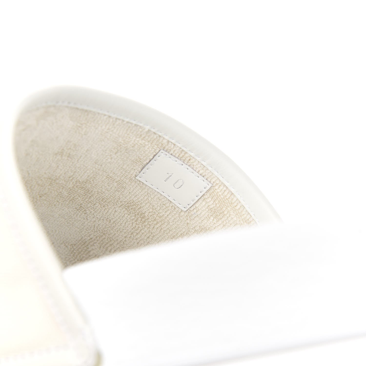 Gucci Canvas Worldwide Mens Pursuit Slide Sandals 10 White 7 of 8