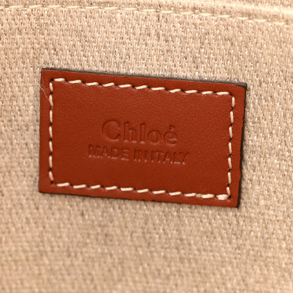 Chloe Cotton Calfskin Medium Woody Striped Tote Multicolor 6 of 11