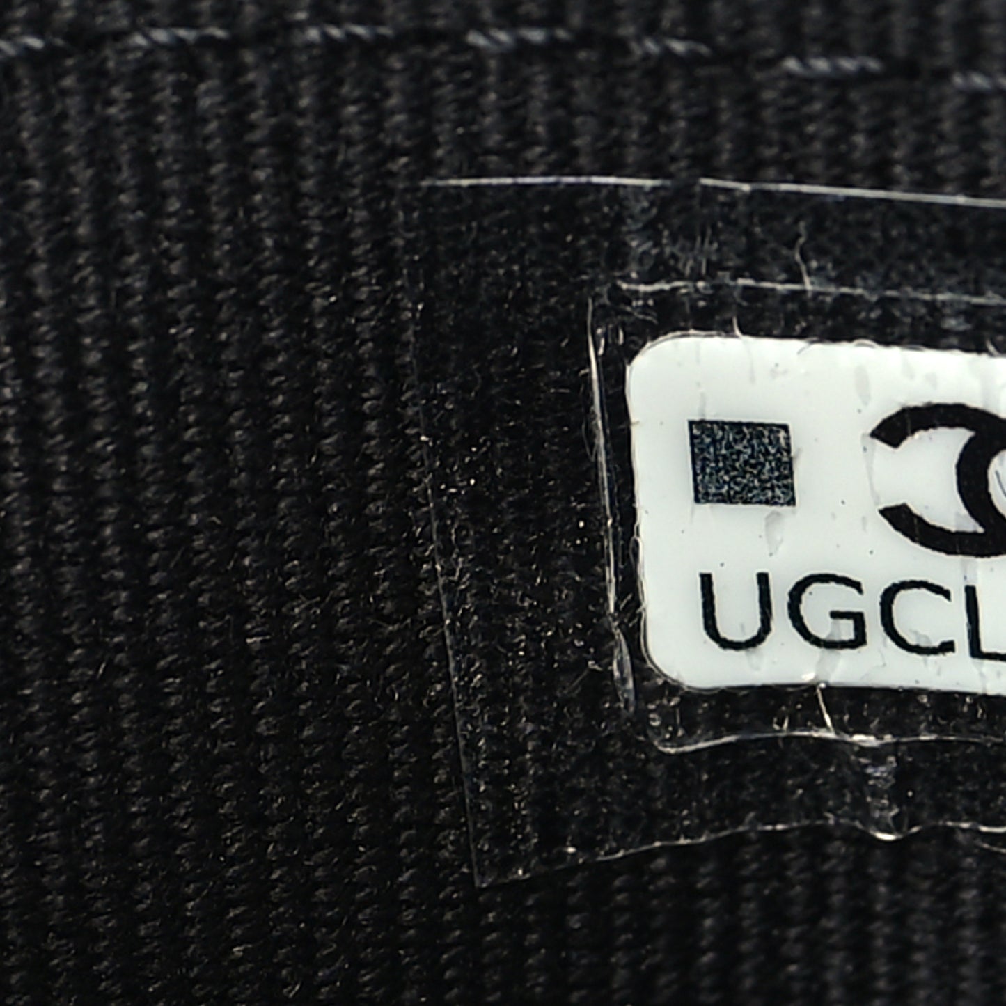 Caviar Quilted Flap Card Holder Wallet Black