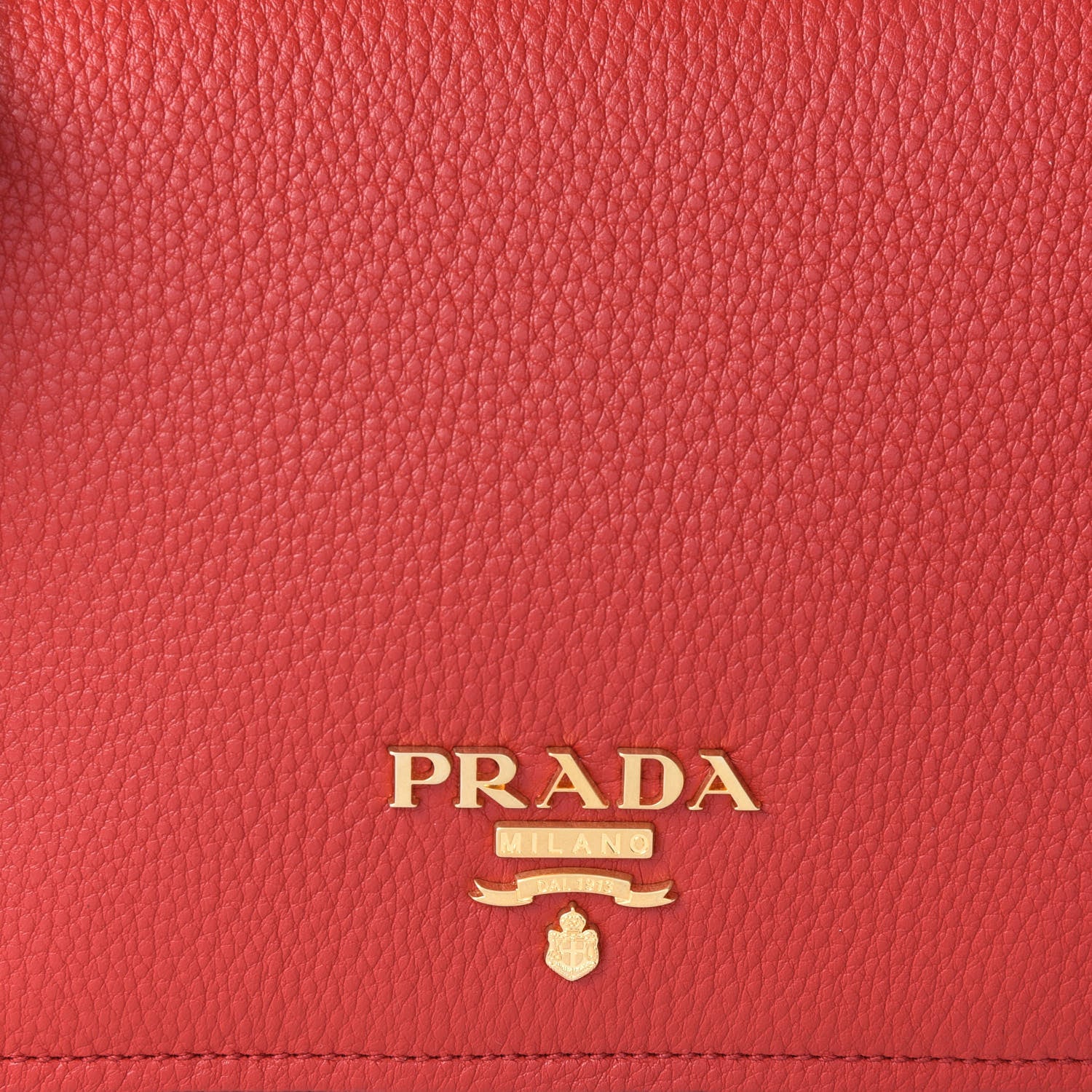 Prada Vitello Phenix Flap Crossbody Rosso 8 of 8