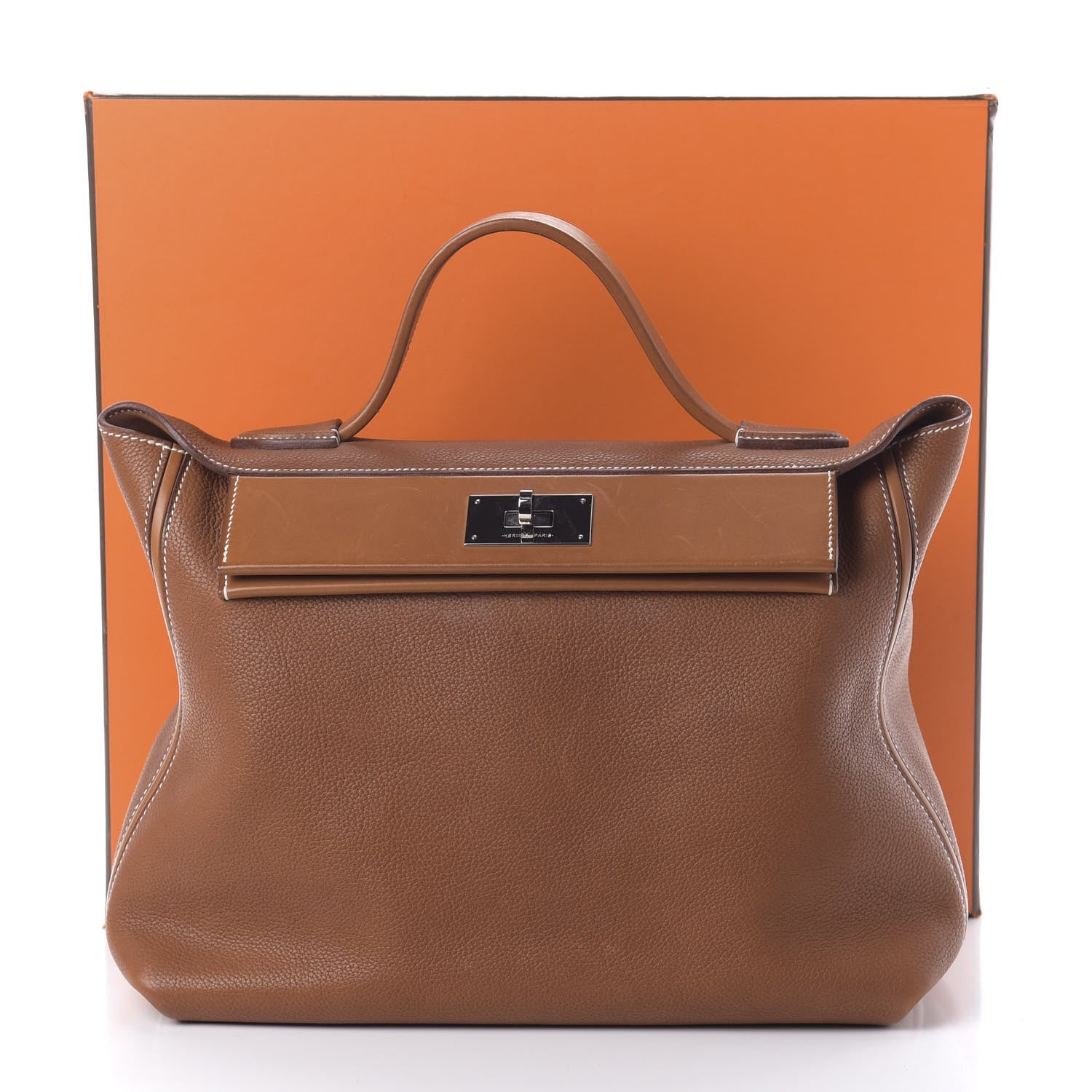 Hermes Barenia Faubourg 24/24 35 Fauve 11 of 11