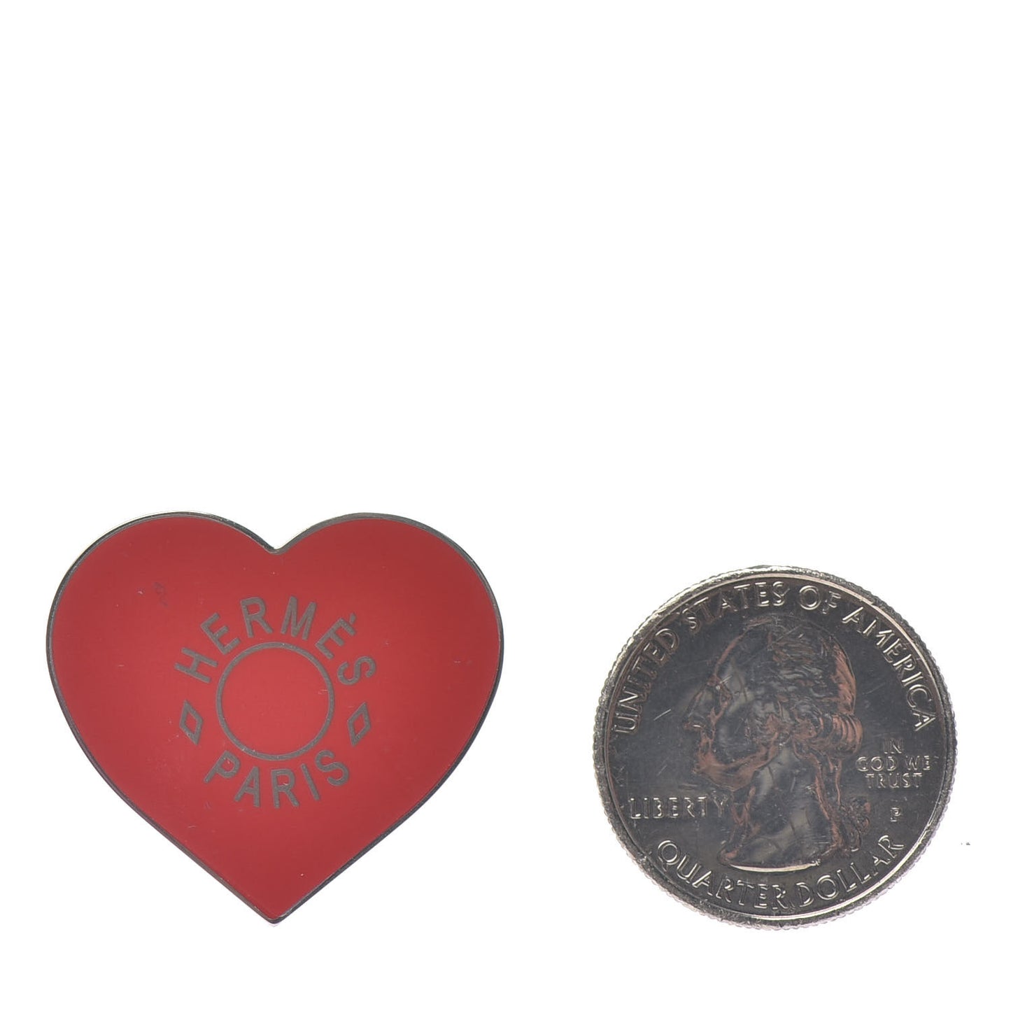 Palladium Coeur Scarf Ring Rouge