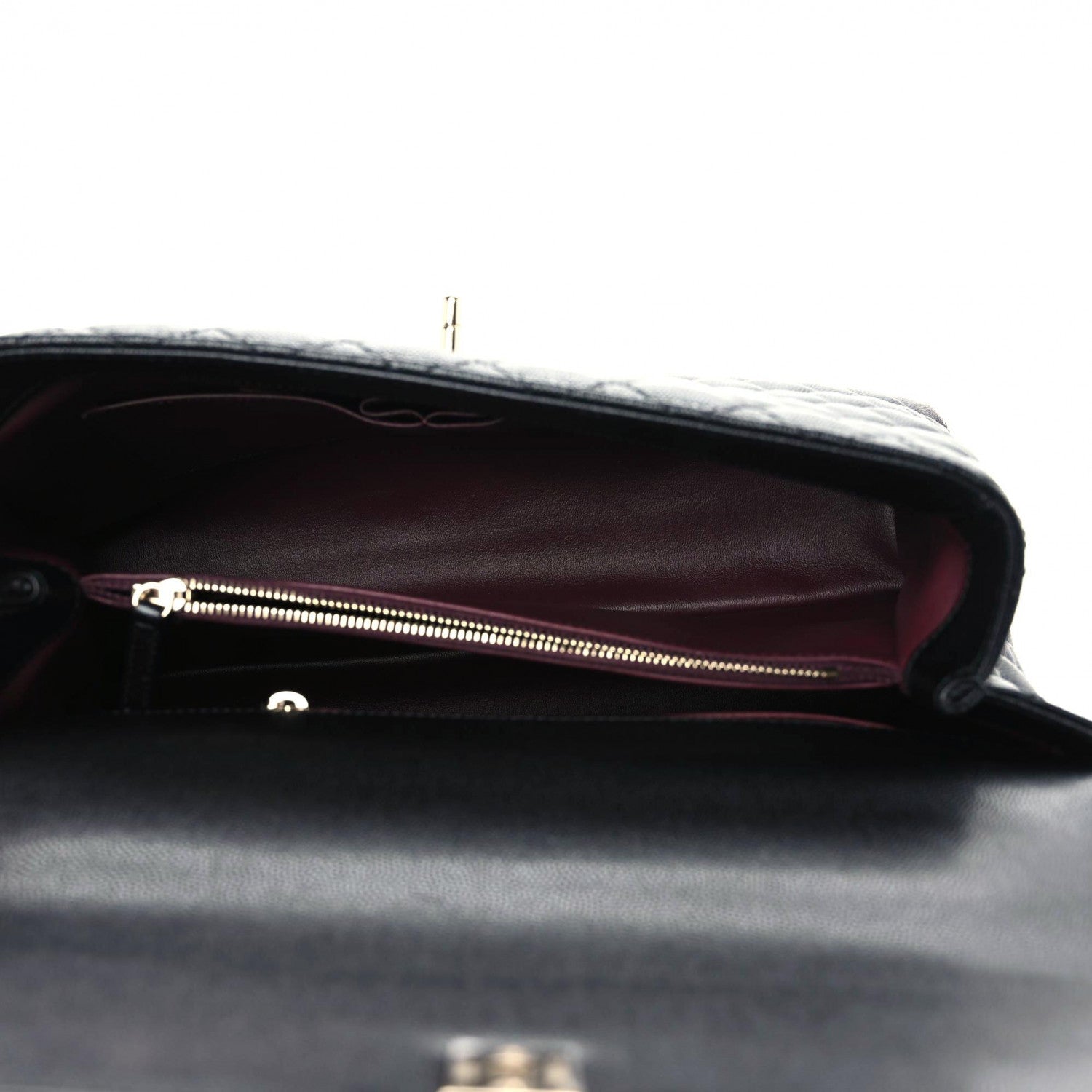 Chanel Caviar Quilted Medium Coco Handle Flap Black 5 of 11