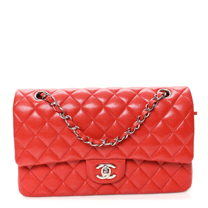 Chanel Caviar Quilted Medium Double Flap Red 1 of 10