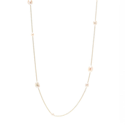 Tiffany 18K Yellow Gold Elsa Peretti Pearls By The Yard Sprinkle Necklace 1 of 6