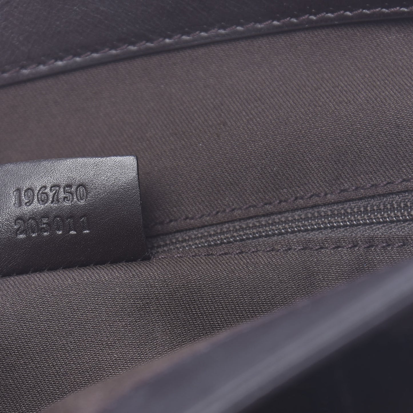 Nylon Monogram Chain Bucket Tote Brown