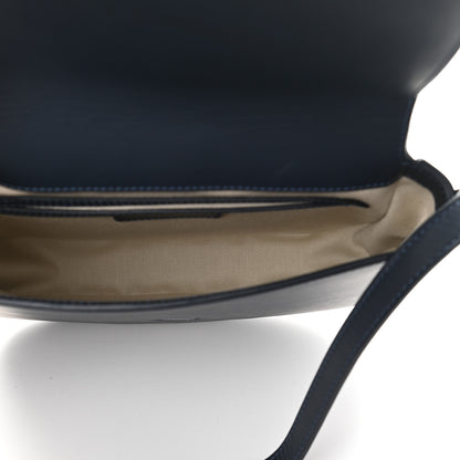 Mansur Gavriel Calfskin Flap Crossbody Bag Blu 4 of 8