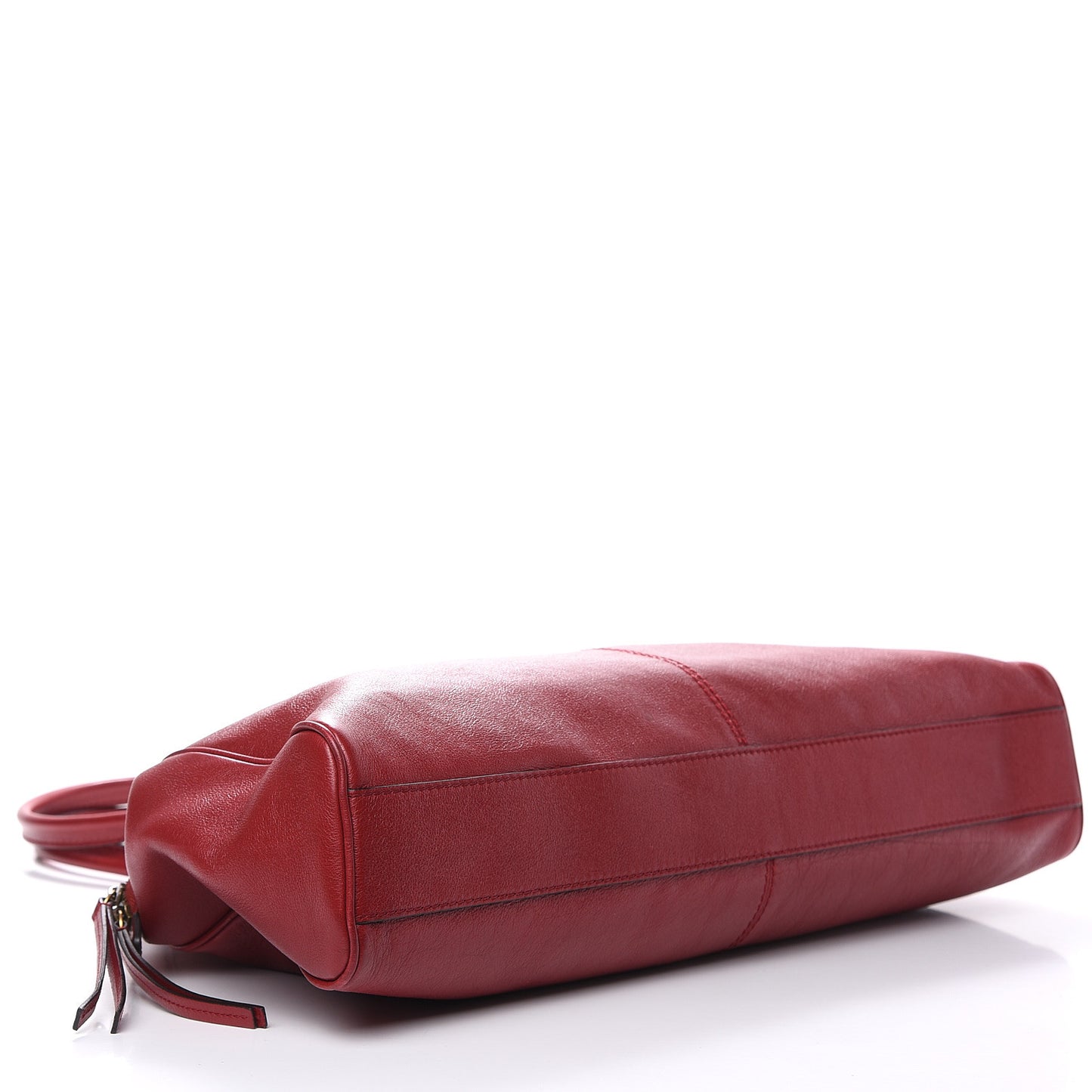 Calfskin Large Re(Belle) Top Handle Bag Red