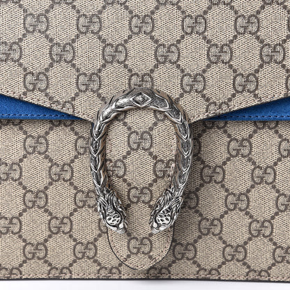 Gucci GG Supreme Monogram Medium Dionysus Shoulder Bag Blue 11 of 11