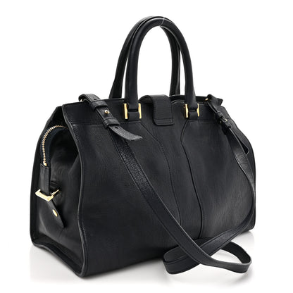 Saint Laurent Sheepskin Small Cabas ChYc Navy 3 of 12