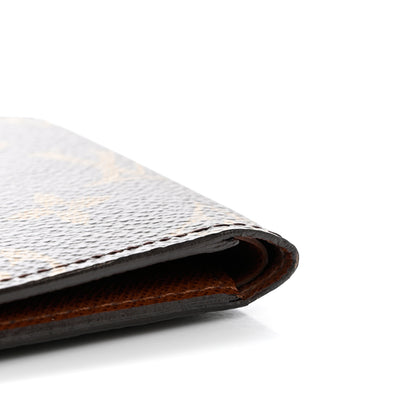 Louis Vuitton Monogram Mens Porte-Billets 3 Card Billfold Wallet 9 of 11