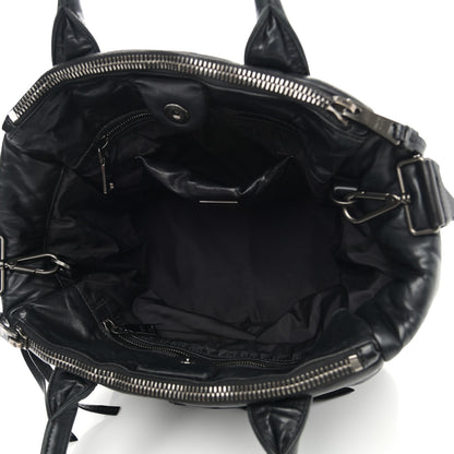 Prada Nappa Bomber Tote Black 4 of 9