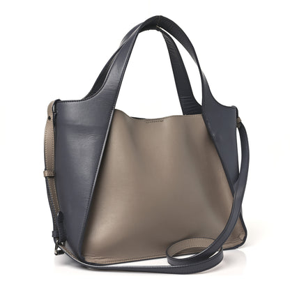 Stella McCartney Eco Alter Nappa East West Perforated Tote Moss Grey 4 of 12