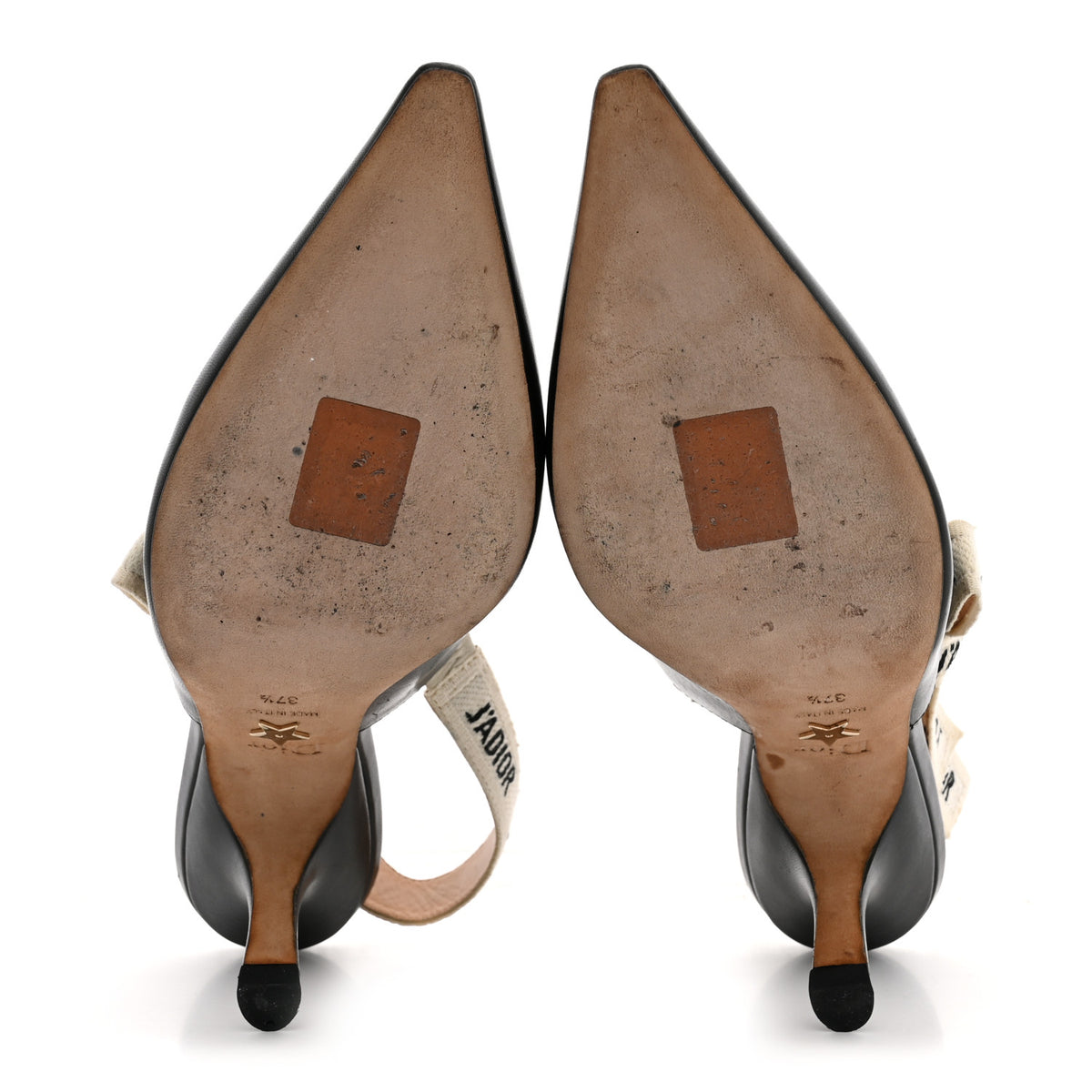 Lambskin Ribbon J'Adior Slingback 65mm Pumps 37.5 Black