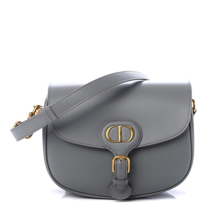 Christian Dior Box Calfskin Medium Bobby Flap Stone Grey 1 of 10