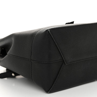 Louis Vuitton Calfskin Lockme Backpack Black 8 of 10