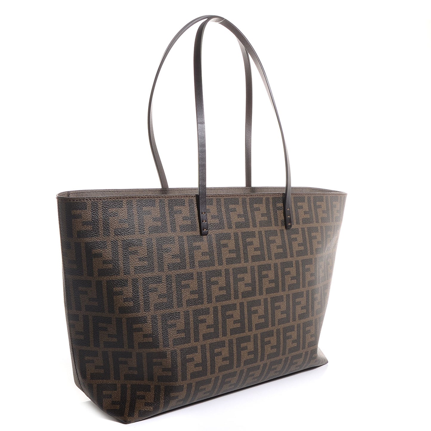 Zucca Spalmati Small Roll Tote Tobacco Moro