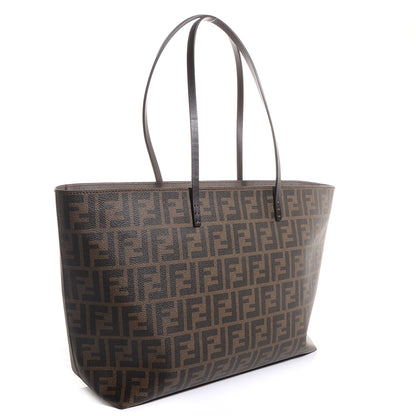 Fendi Zucca Spalmati Small Roll Tote Tobacco Moro 3 of 9