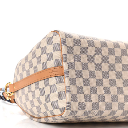 Louis Vuitton Damier Azur Braided Speedy Bandouliere 30 Blue 9 of 10