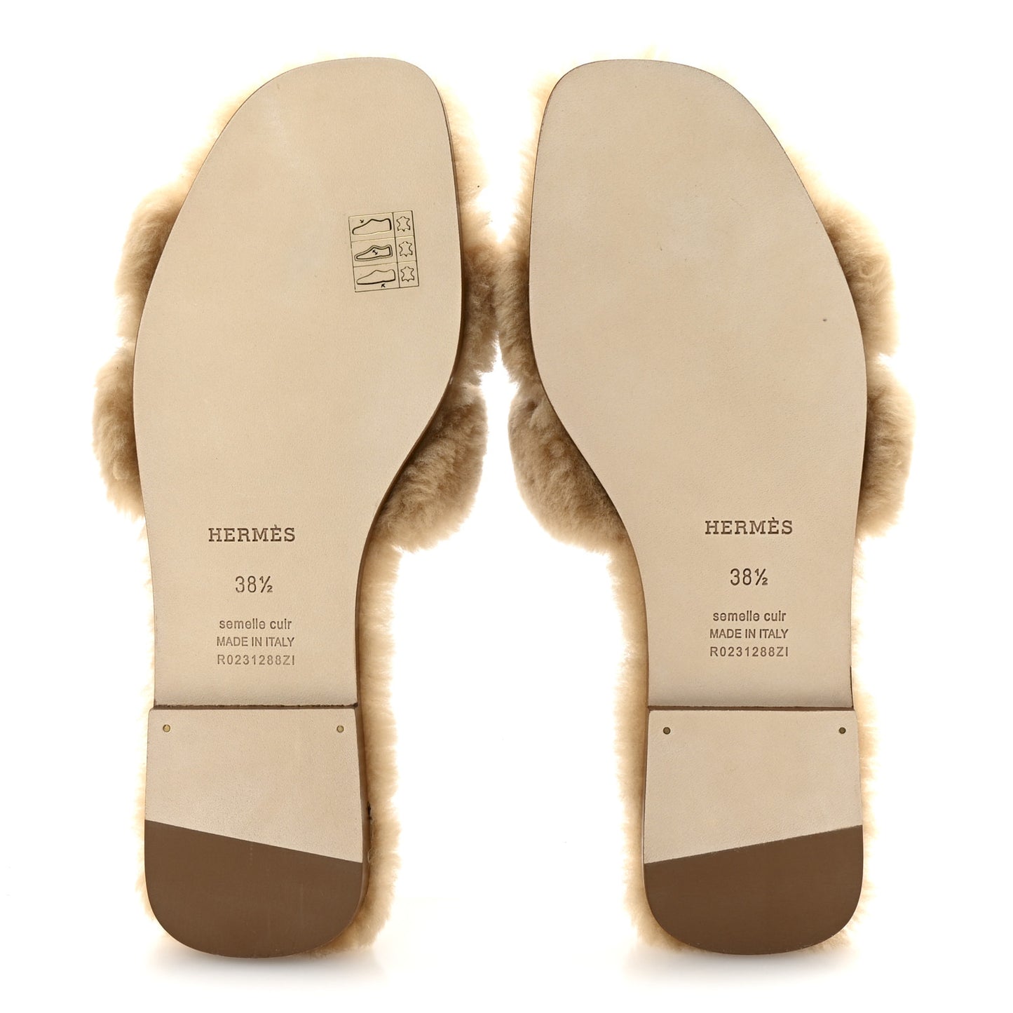 Woolskin Oran Sandals 38.5 Beige Argile