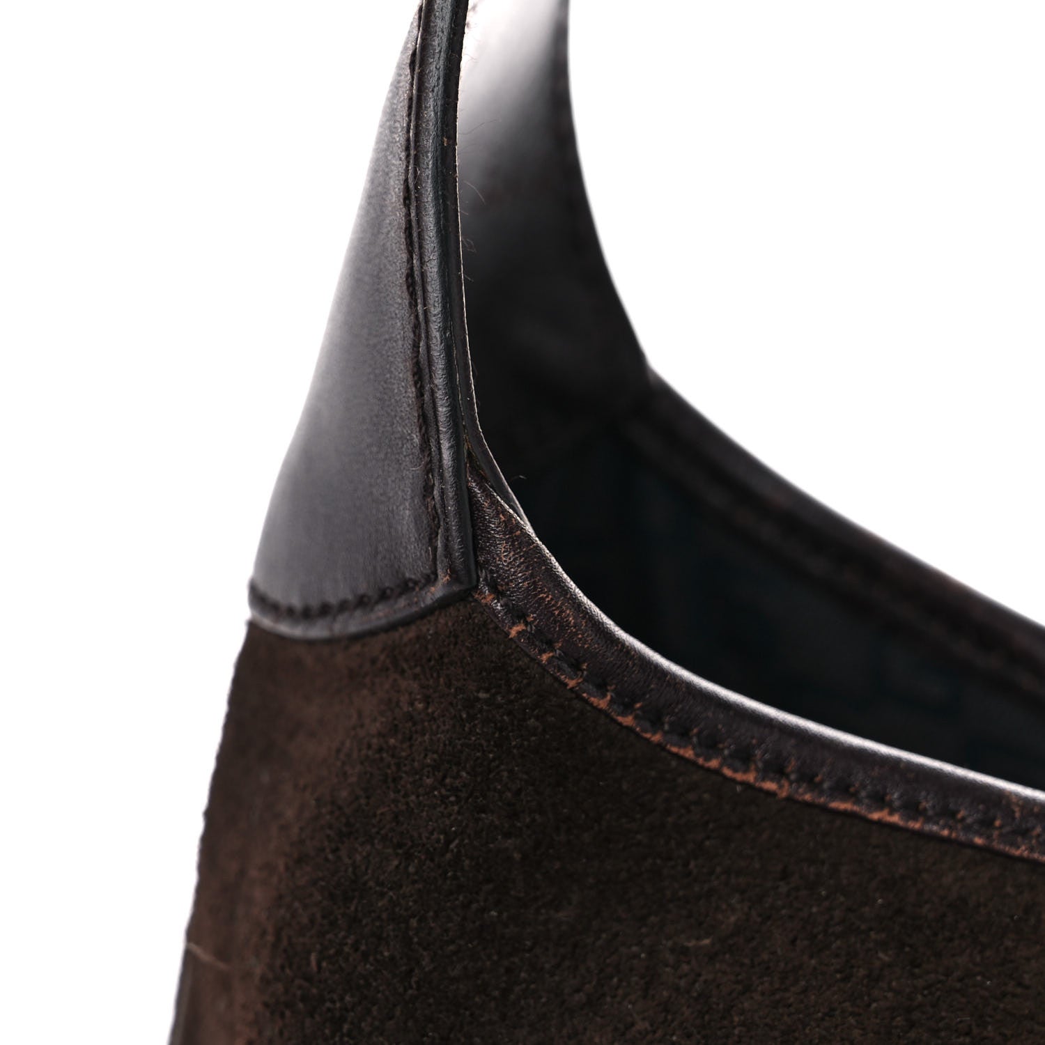 Gucci Suede Web Small Jackie O Hobo Dark Brown 17 of 20